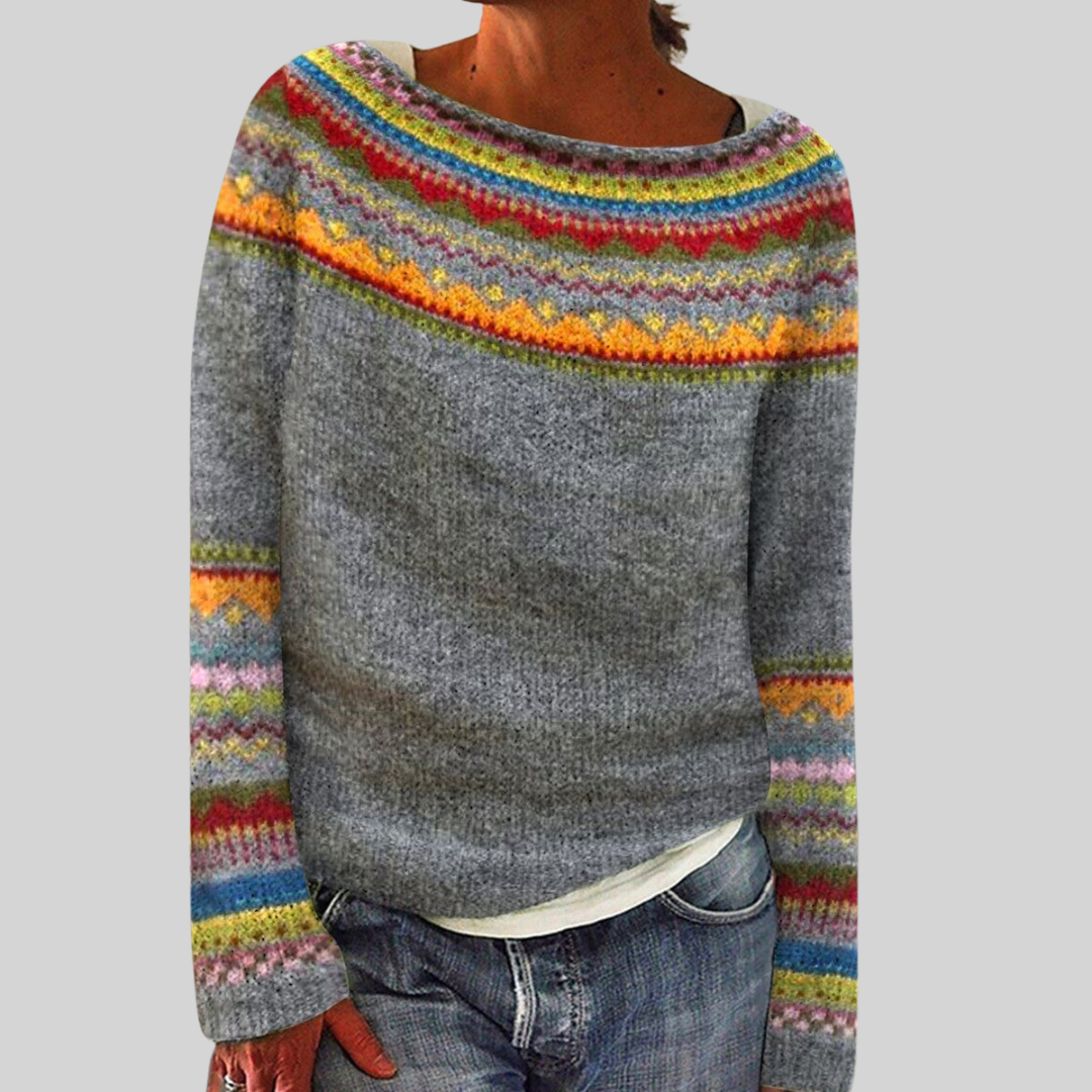 RETRO STILA PULLOVER PIERINA - elegants un ērts apģērbs!