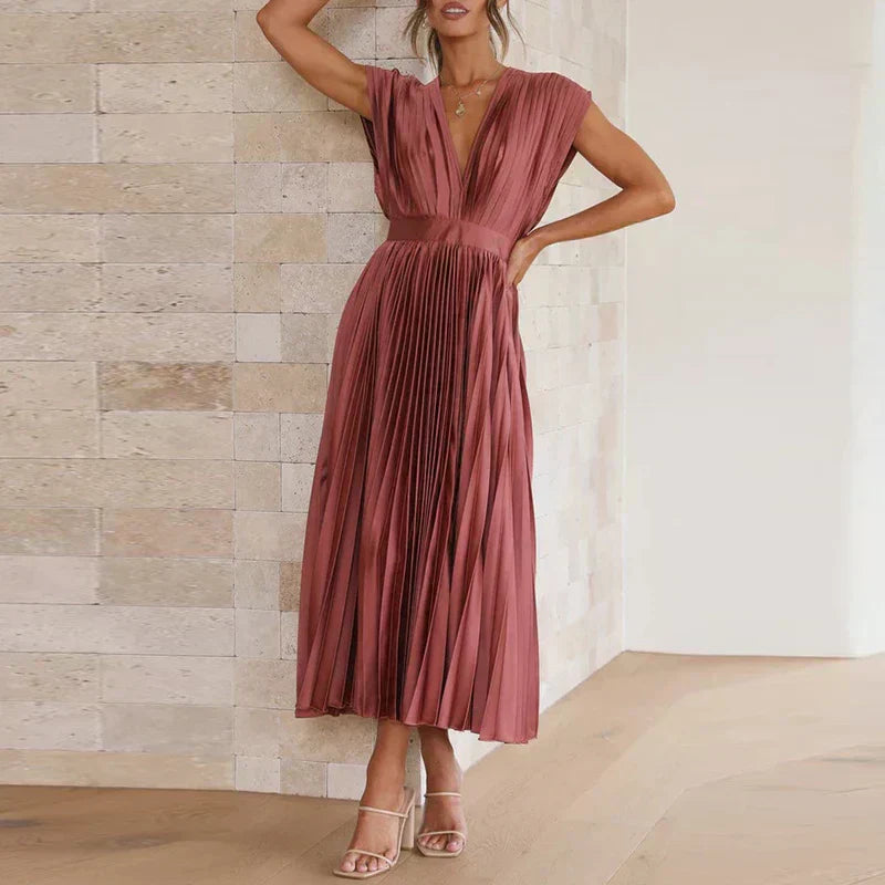 Elegants plīša svārki Bordo krāsā AROA