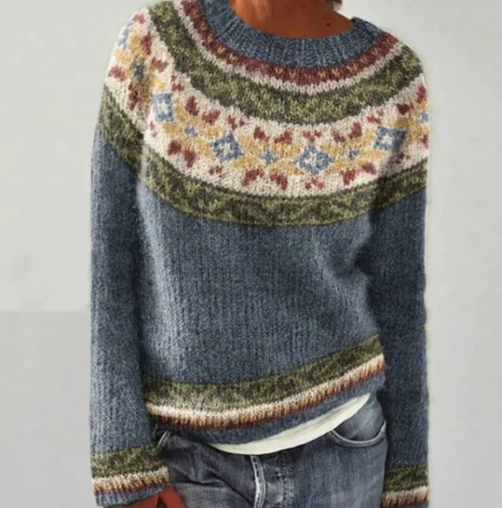 RETRO STILA PULLOVER PIERINA - elegants un ērts apģērbs!