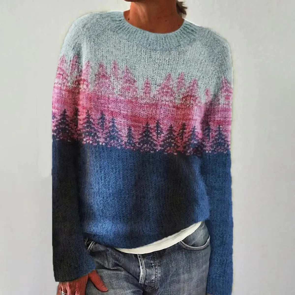 RETRO STILA PULLOVER PIERINA - elegants un ērts apģērbs!